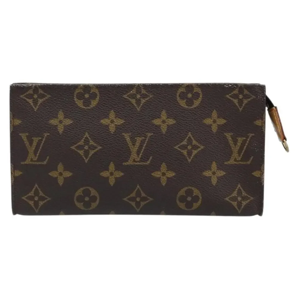 Louis Vuitton Monogram Bucket GM Accessory Pouch Brown
